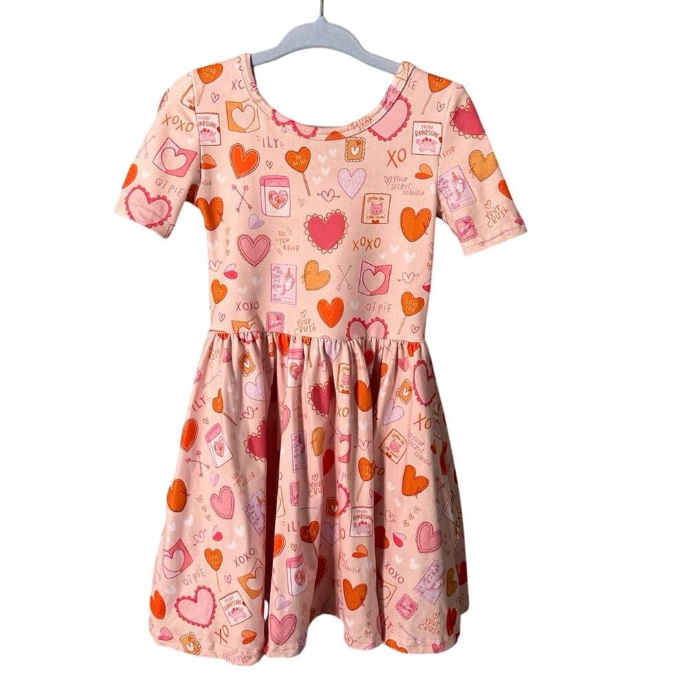 Little Stocking Company Girlhood Valentine Dress (Size 2)
